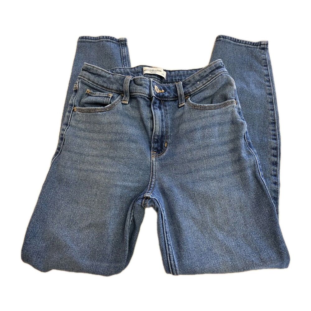 Abercrombie & Fitch The Skinny High Rise Ankle Jeans Women's Size 27 / 4R